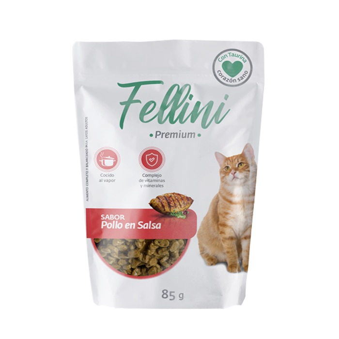 FELLINI POLLO EN SALSA 85 GR VCTO 05/09/2026 - 1