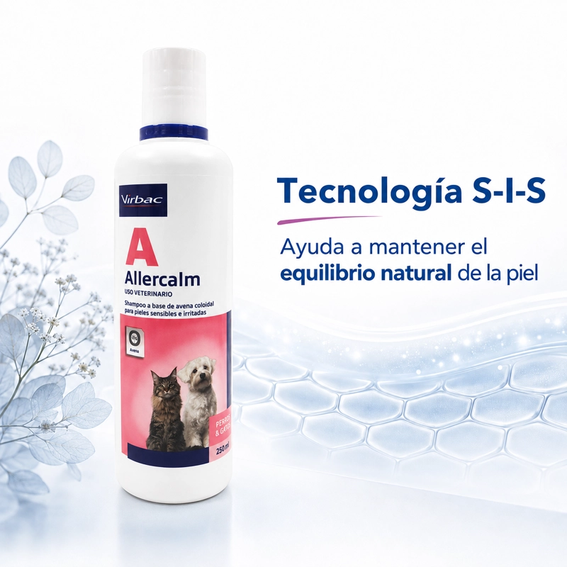 SHAMPOO PERROS VIRBAC ALLERCALM 250 ML - 3