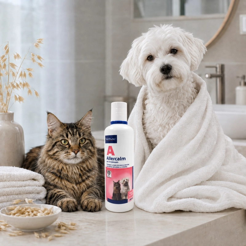 SHAMPOO PERROS VIRBAC ALLERCALM 250 ML - 5