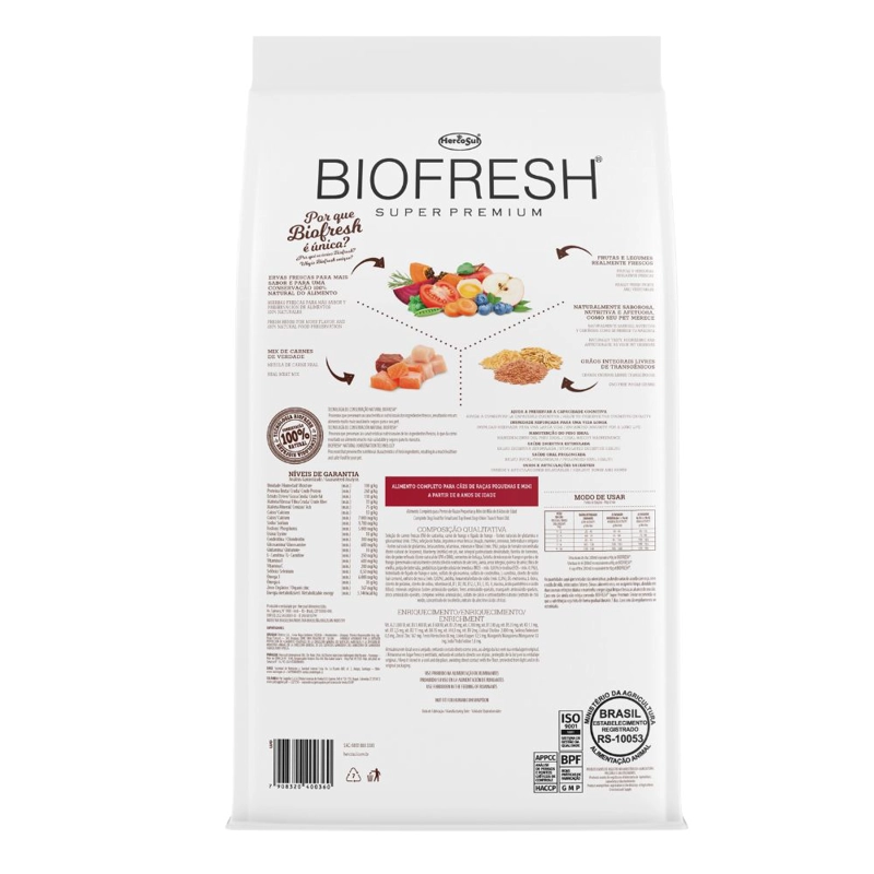 BIOFRESH SENIOR RAZA PEQUEÑA Y MINI 10 KG - 2