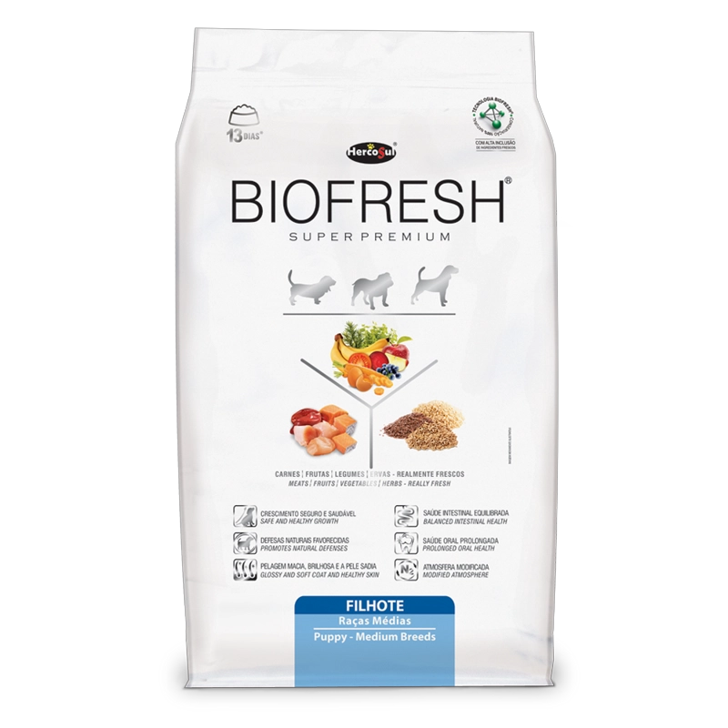 BIOFRESH CACHORRO RAZA MEDIANA 10 KG - 1