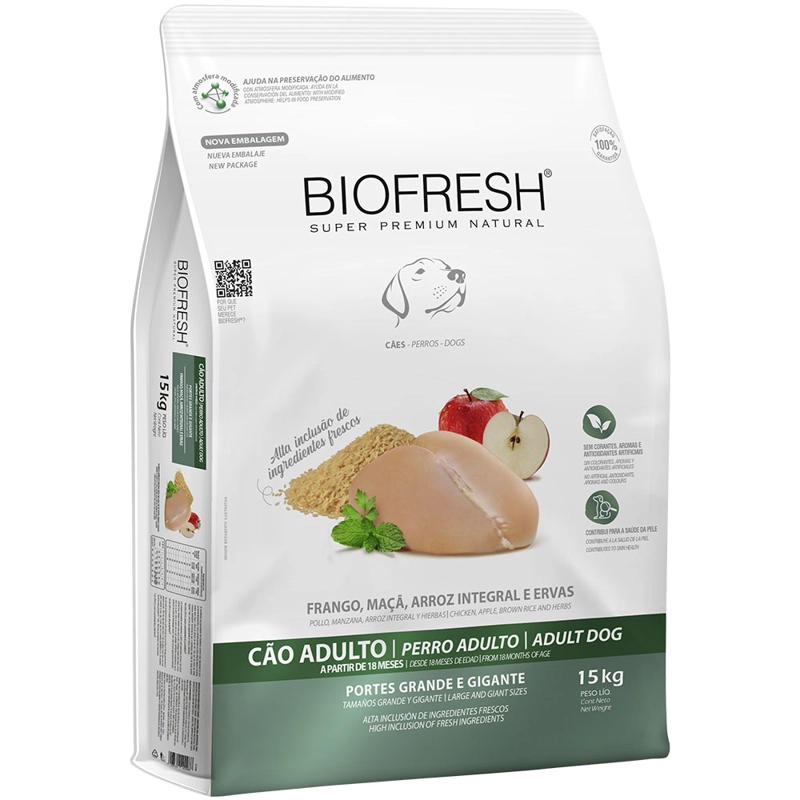 BIOFRESH ADULTO RAZA GRANDE Y GIGANTE 15KG - 3