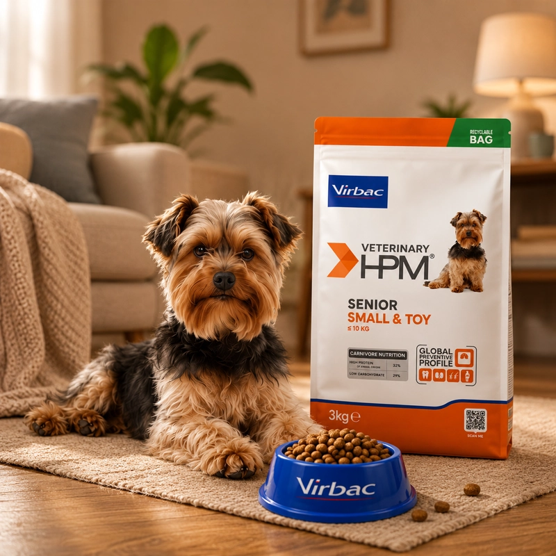 ALIMENTO SECO PERROS SENIOR VIRBAC 3 KG HPM DOG SMALL TOY - 5