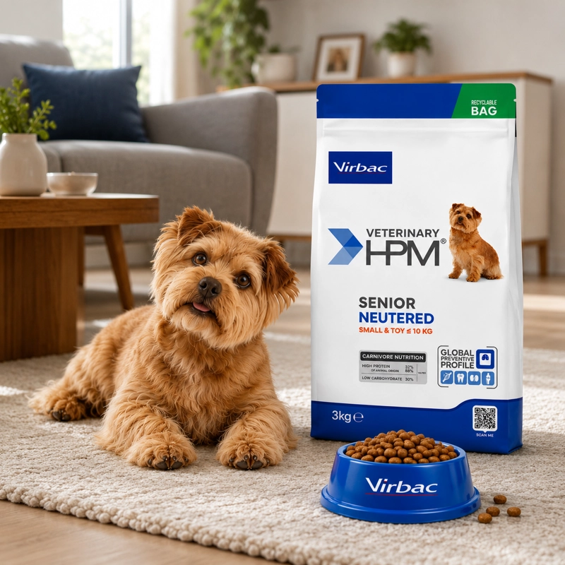 ALIMENTO SECO PERROS SENIOR VIRBAC 3 KG HPM DOG NEUTERED SMALL TOY - 5