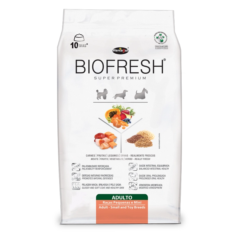 BIOFRESH ADULTO RAZA PEQUEÑA Y MINI 3 KG - 1