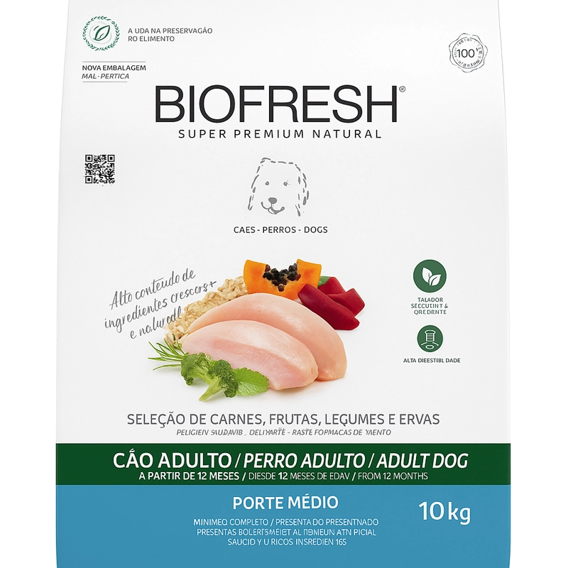 BIOFRESH ADULTO RAZA MEDIANA 10 KG - 1
