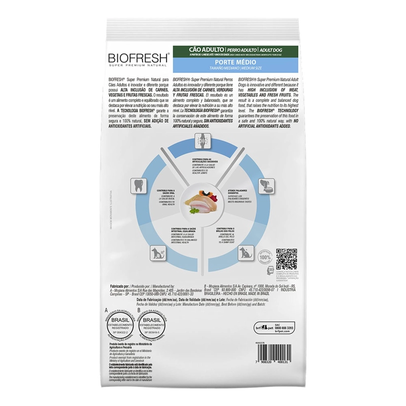 BIOFRESH ADULTO RAZA MEDIANA 10 KG - 2
