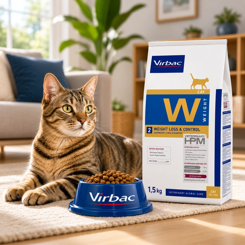 ALIMENTO SECO GATOS VIRBAC 1.5 KG HPM 2 CAT WEIGHT LOSS CONTROL - 5