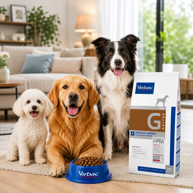 ALIMENTO SECO PERROS VIRBAC 12 KG HPM DOG DIGESTIVE SUPPORT GASTRO - 5