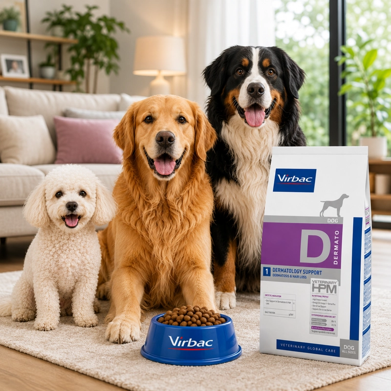 ALIMENTO SECO PERROS VIRBAC 3 KG HPM DOG DERMATOLOGY SUPPORT - 5