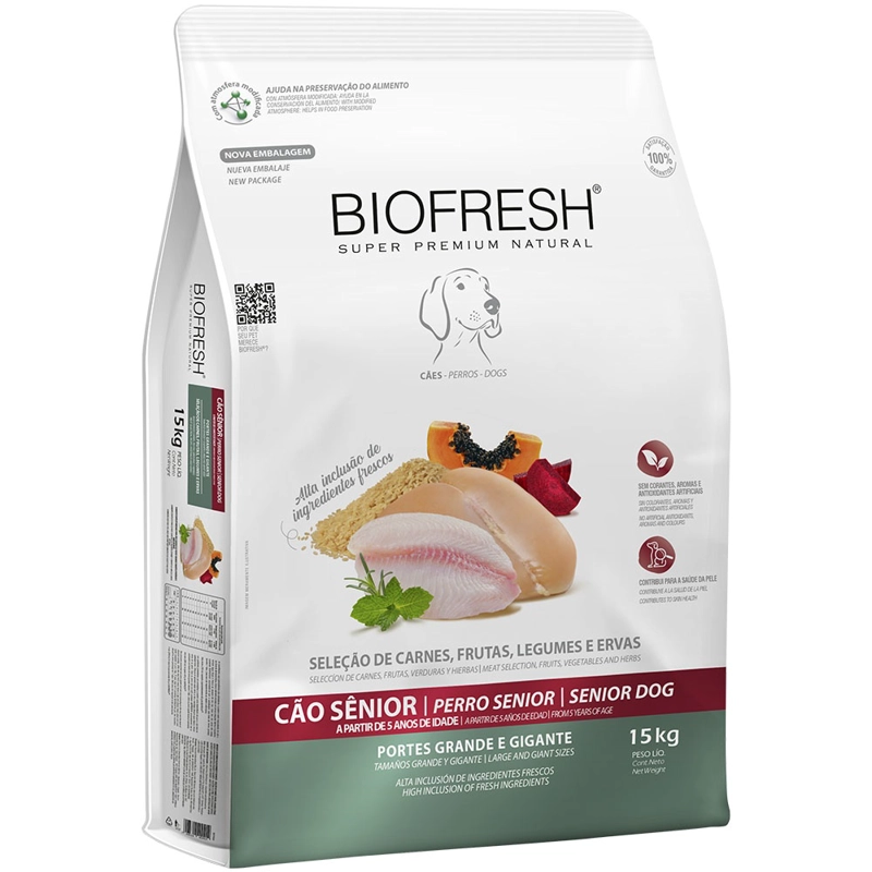 BIOFRESH SENIOR RAZA GRANDE Y GIGANTE 15 KG - 3