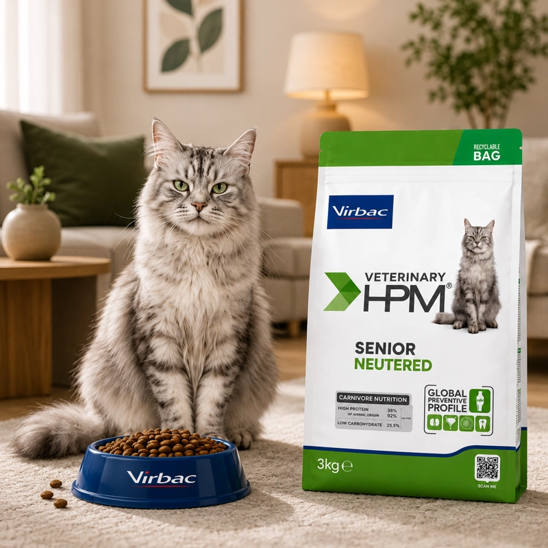 ALIMENTO SECO GATOS SENIOR VIRBAC 3 KG HPM NEUTERED CAT - 5