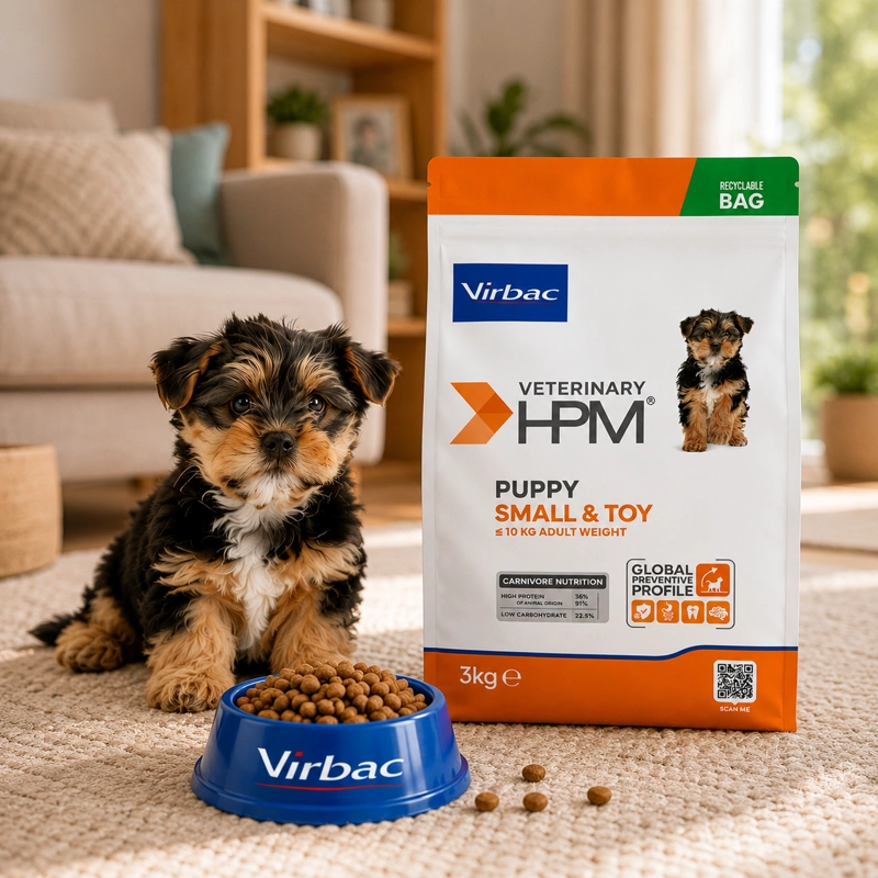 ALIMENTO SECO PERROS VIRBAC 3 KG HPM DOG BABY SMALL TOY - 5