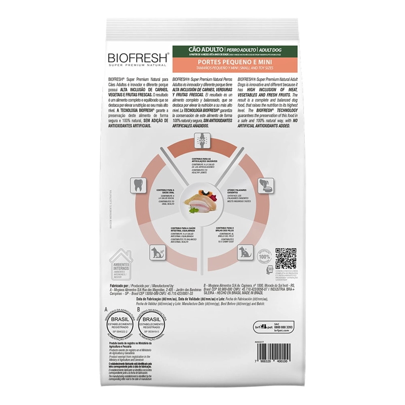 BIOFRESH ADULTO RAZA PEQUEÑA Y MINI 10 KG - 2