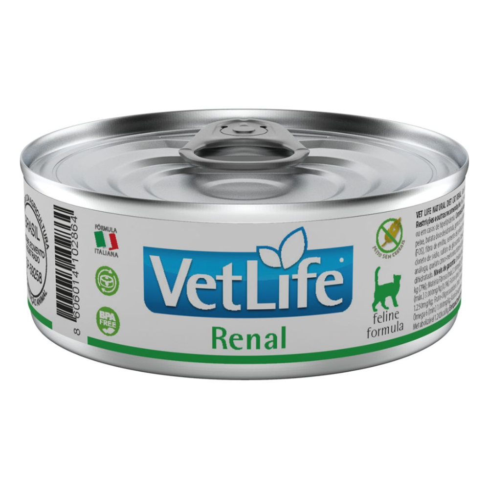 VET LIFE LATA RENAL GATO 85 GR - 1