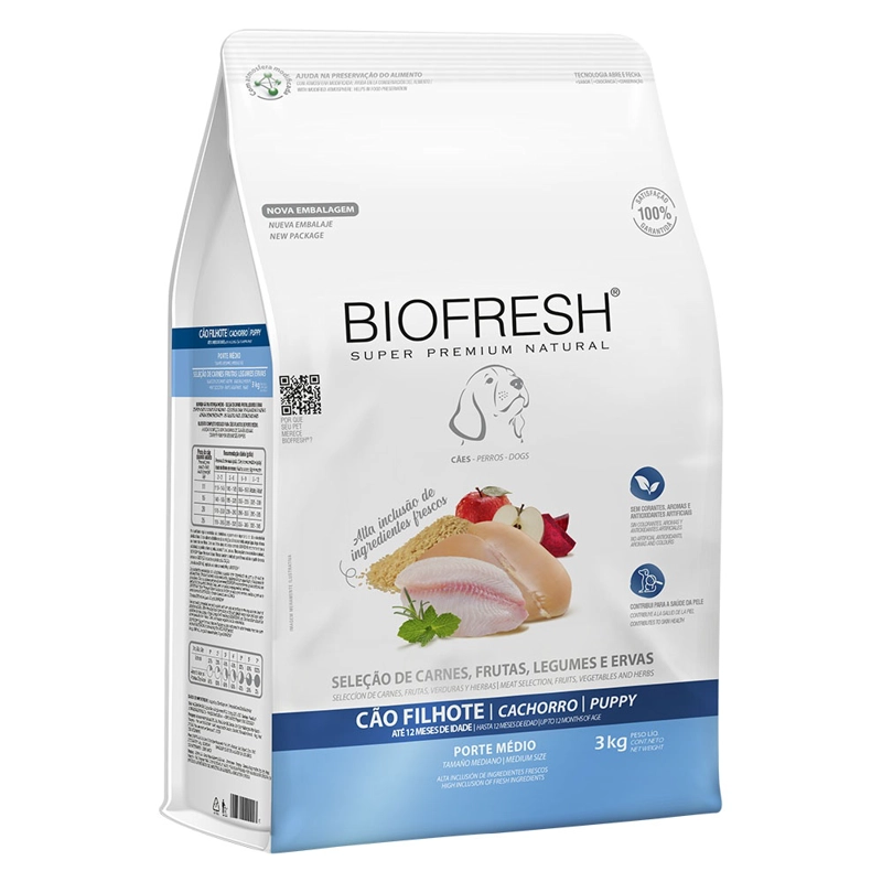 BIOFRESH CACHORRO RAZA PEQUEÑA Y MINI 3 KG - 3