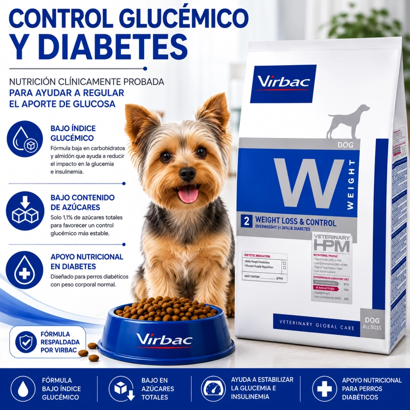 ALIMENTO SECO PERROS VIRBAC 12 KG HPM DOG 2 WEIGHT LOSS CONTROL - 3