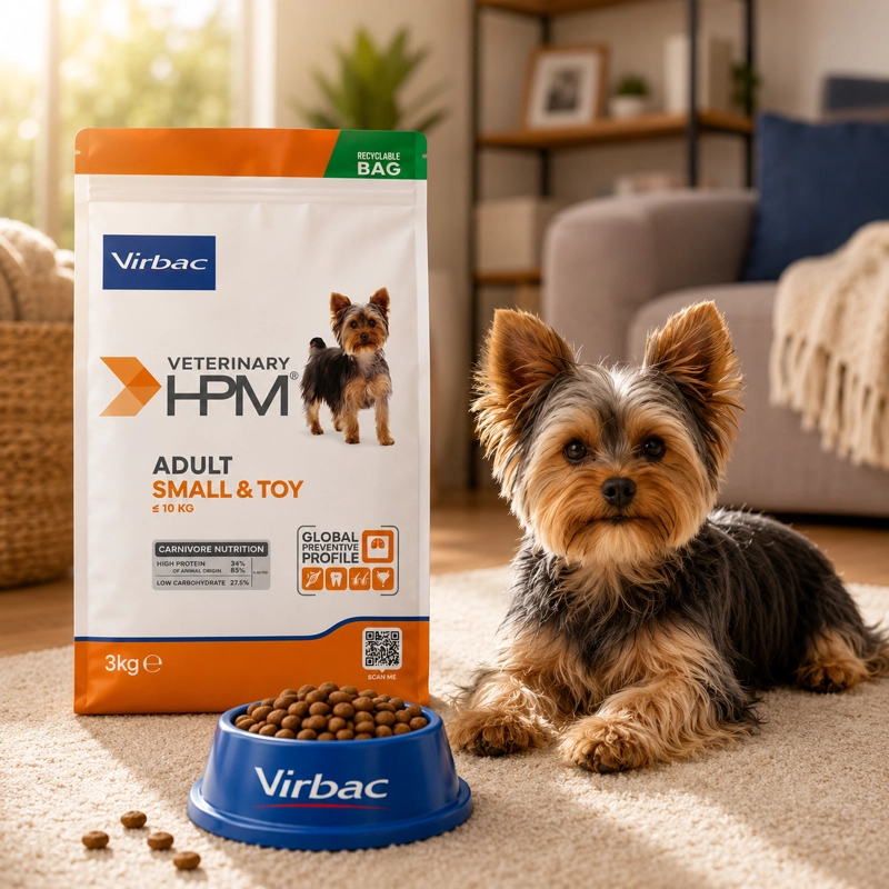 ALIMENTO SECO PERROS ADULTO VIRBAC 3 KG HPM DOG SMALL TOY - 5