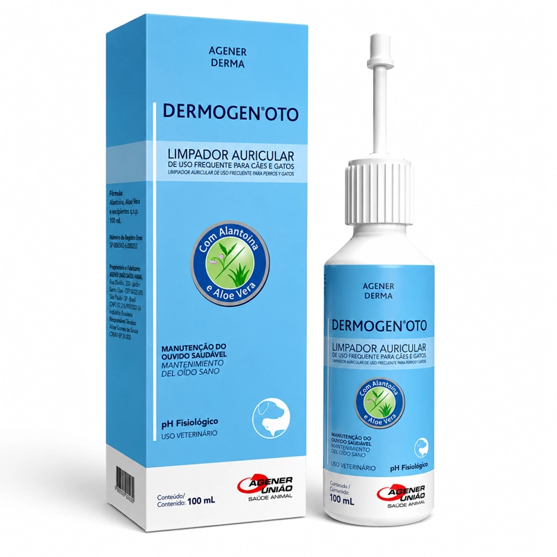 LIMPIA OIDOS PERROS GATOS DERMOGEN OTO LIMPIADOR OÍDOS 100 ML - 1