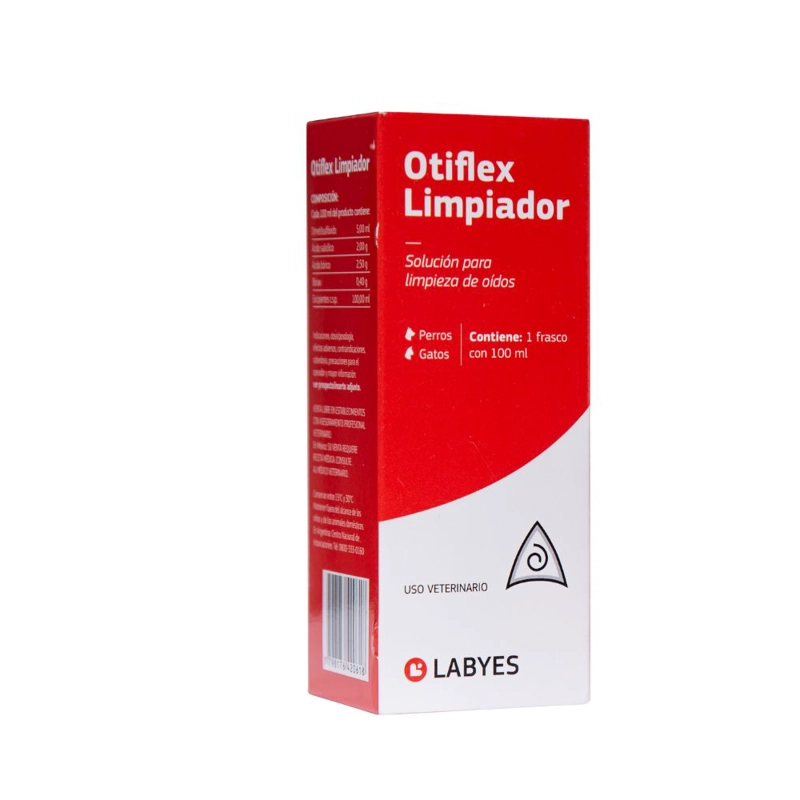 LIMPIA OIDOS PERROS GATOS LABYES OTIFLEX LIMPIADOR 100 ML - 2