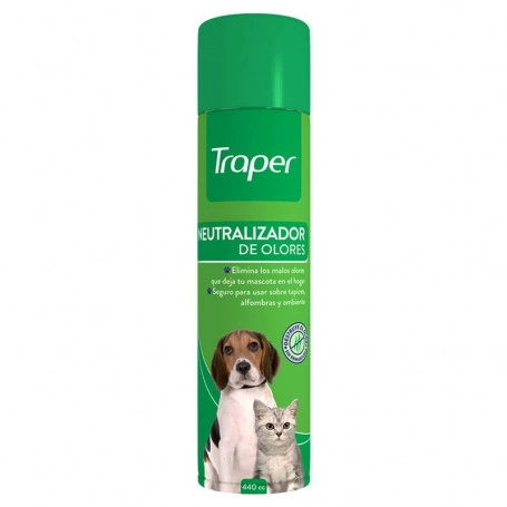 QUITA OLORES PERROS GATOS TRAPER NEUTRAL AERO 440 CC - 1