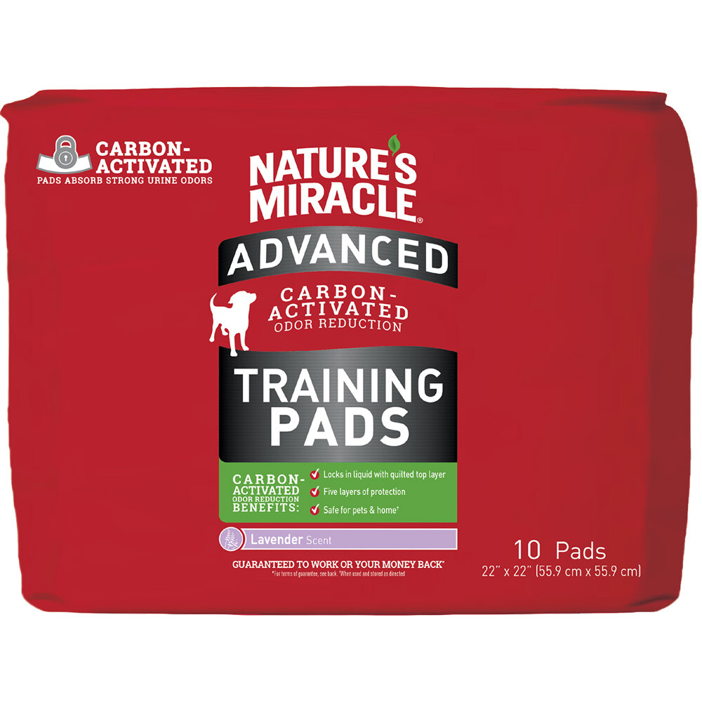 SABANILLAS DE ENTRENAMIENTO PERROS NATURES MIRACLE PAÑALES CARBON ACTIVADO 10 UN - 1
