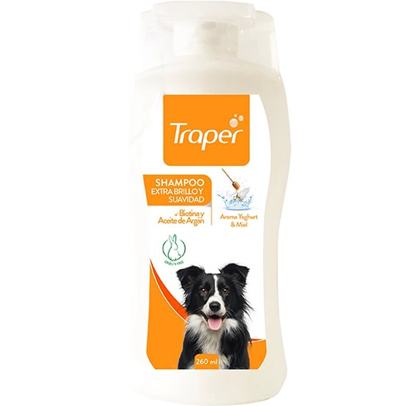 SHAMPOO EXTRA BRILLO Y SUAVIDAD TRAPER 260 ML - 1