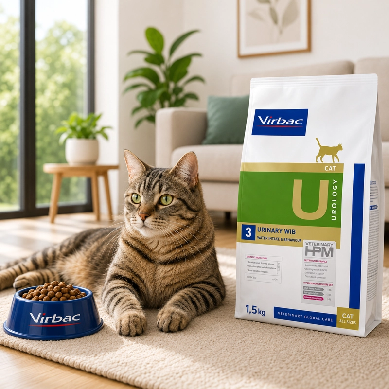 ALIMENTO SECO GATOS VIRBAC 1.5 KG HPM 3 CAT UROLOGY URINARY WIB - 5