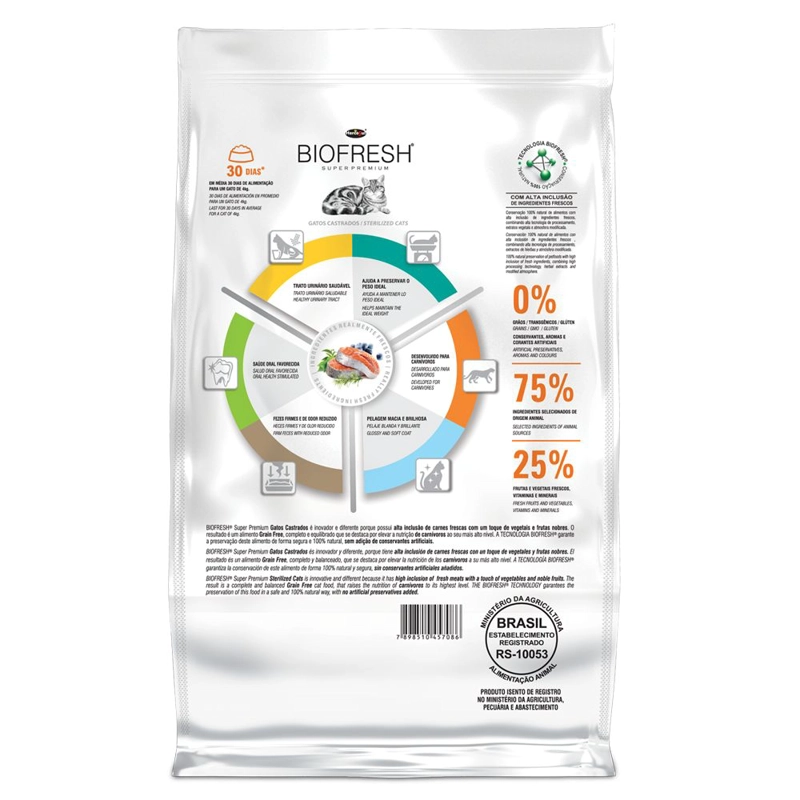 BIOFRESH GATO CASTRADO SALMON 7,5 KG - 2