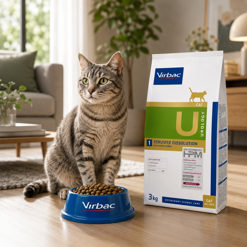ALIMENTO SECO GATOS VIRBAC 3 KG HPM 1 CAT UROLOGY STRUVITE DISSOLUTION - 5