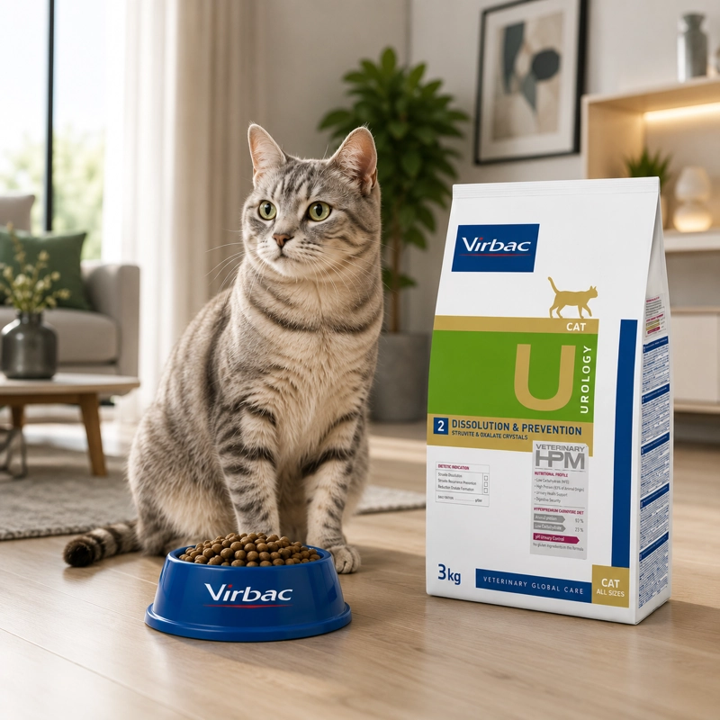 ALIMENTO SECO GATOS VIRBAC 3 KG HPM 2 CAT UROLOGY DISSOLUTION PREVENTION - 5