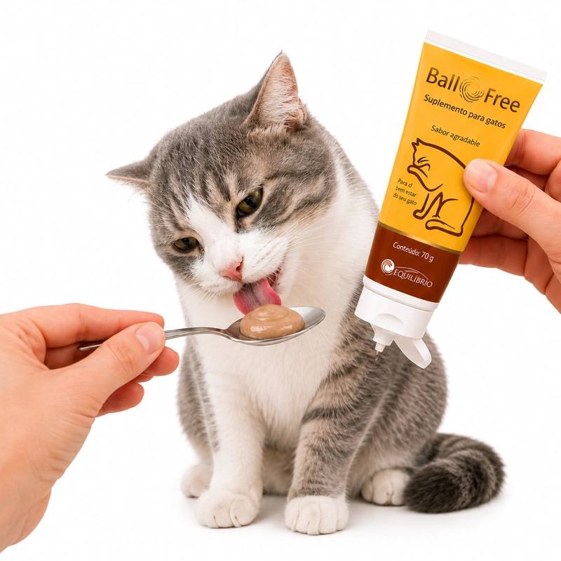 SUPLEMENTO GATO 70 GR BALLFREE ELIMINADOR DE PELOS - 2