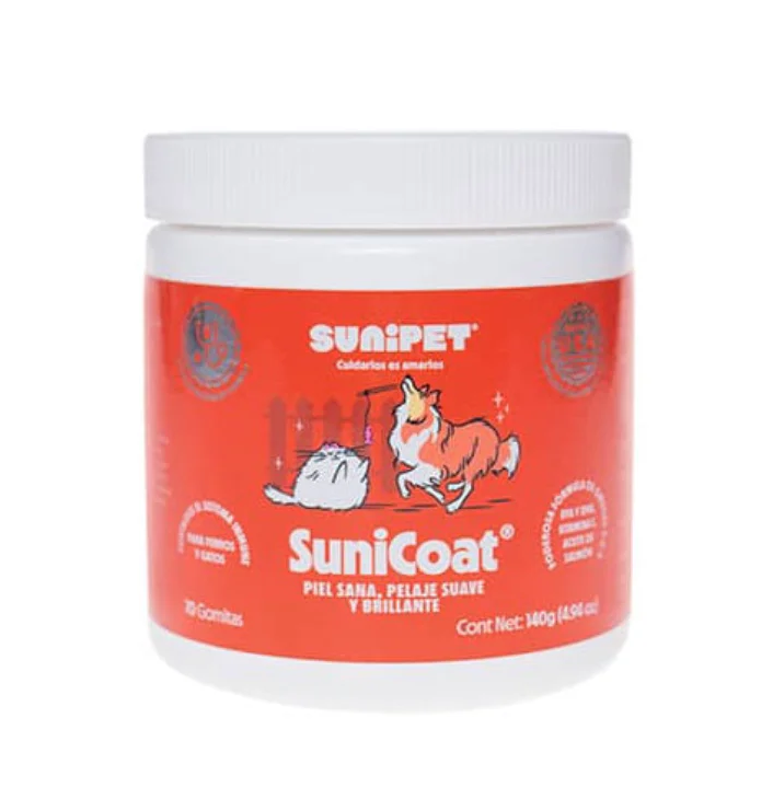 SUNICOAT PIEL Y PELAJE 70 GOMITAS - 1