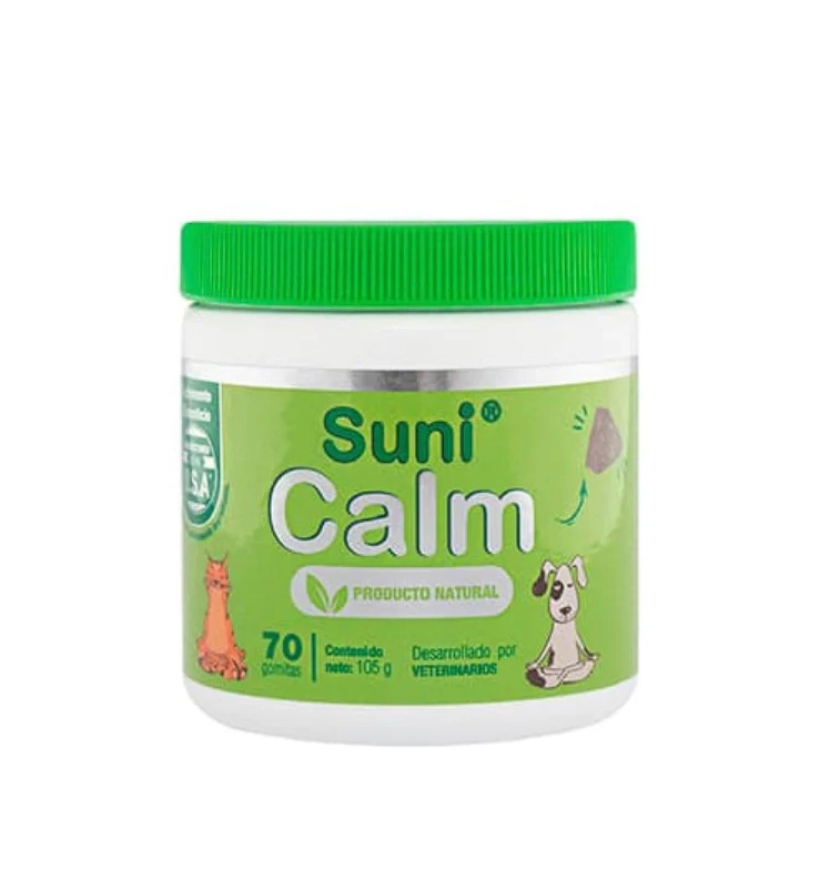 SUPLEMENTO PERROS GATOS SUNIPET SUNICALM 70 GOMITAS - 1