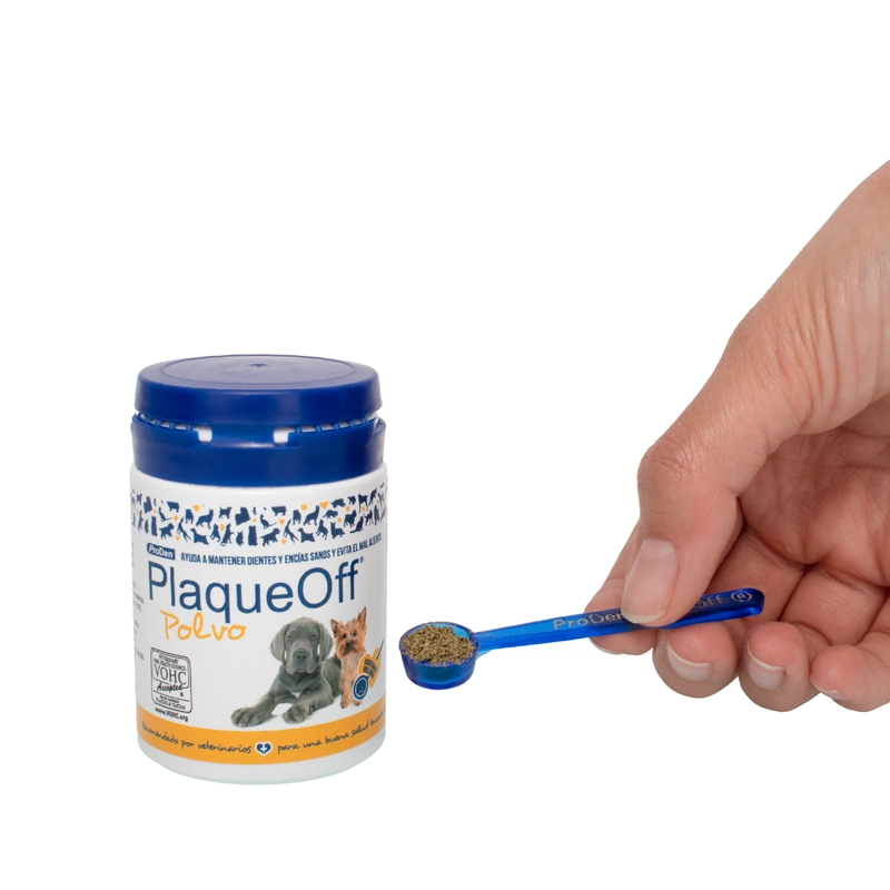 PLAQUEOFF POLVO LIMPIEZA DIENTES PERRO 40 GR - 3