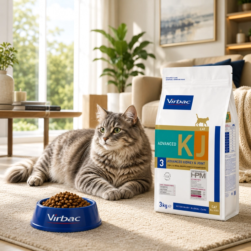 ALIMENTO MEDICADO GATOS VIRBAC 3 KG HPM 3 CAT ADVANCED KIDNEY JOINT - 5