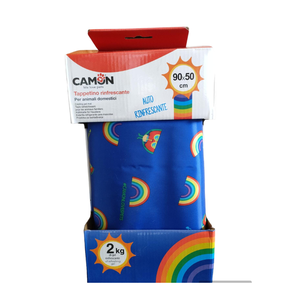 ALFOMBRA PERROS GATOS CAMON REFRESCANTE GRANDE 90X50 CM - 1