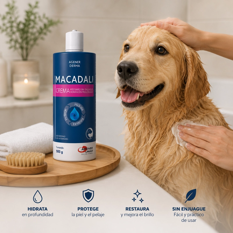 CREMA PERROS GATOS MACADALI HIDRATANTE 500 ML (VCTO 01/11) - 3