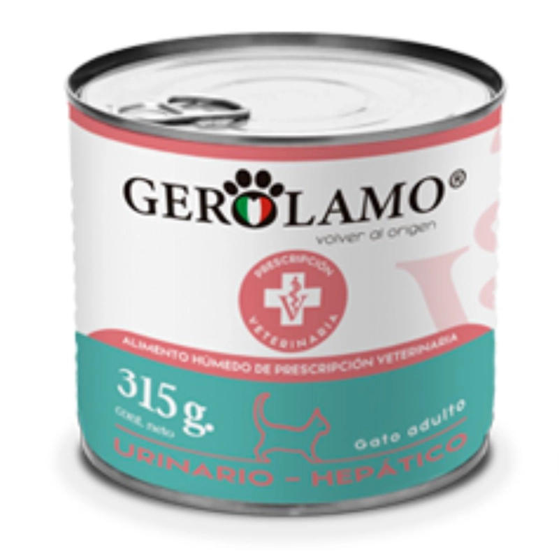 GEROLAMO LATA GATO URINARIO – HEPATICO 315 GR - 1