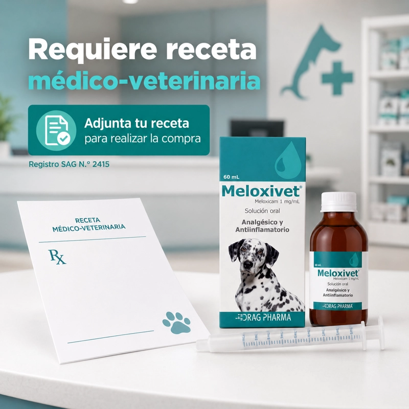 MELOXIVET PERROS 1 MG/ML PARA OSTEOARTRITIS 60 ML - 3