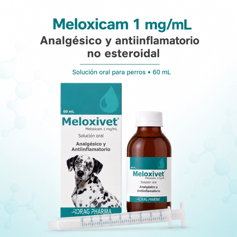 MELOXIVET PERROS 1 MG/ML PARA OSTEOARTRITIS 60 ML - 4