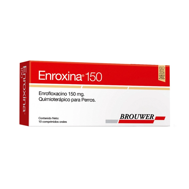 ENROXINA 150 MG BROUWER 10 COMPRIMIDOS - 1
