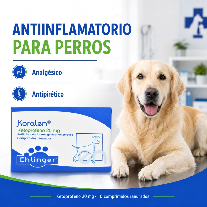 KORALEN KETOPROFENO 20 MG PERROS 10 COMPRIMIDOS - 2