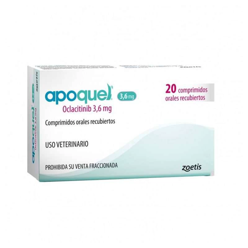 APOQUEL 3,6 MG ZOETIS 20 COMPRIMIDOS - 1