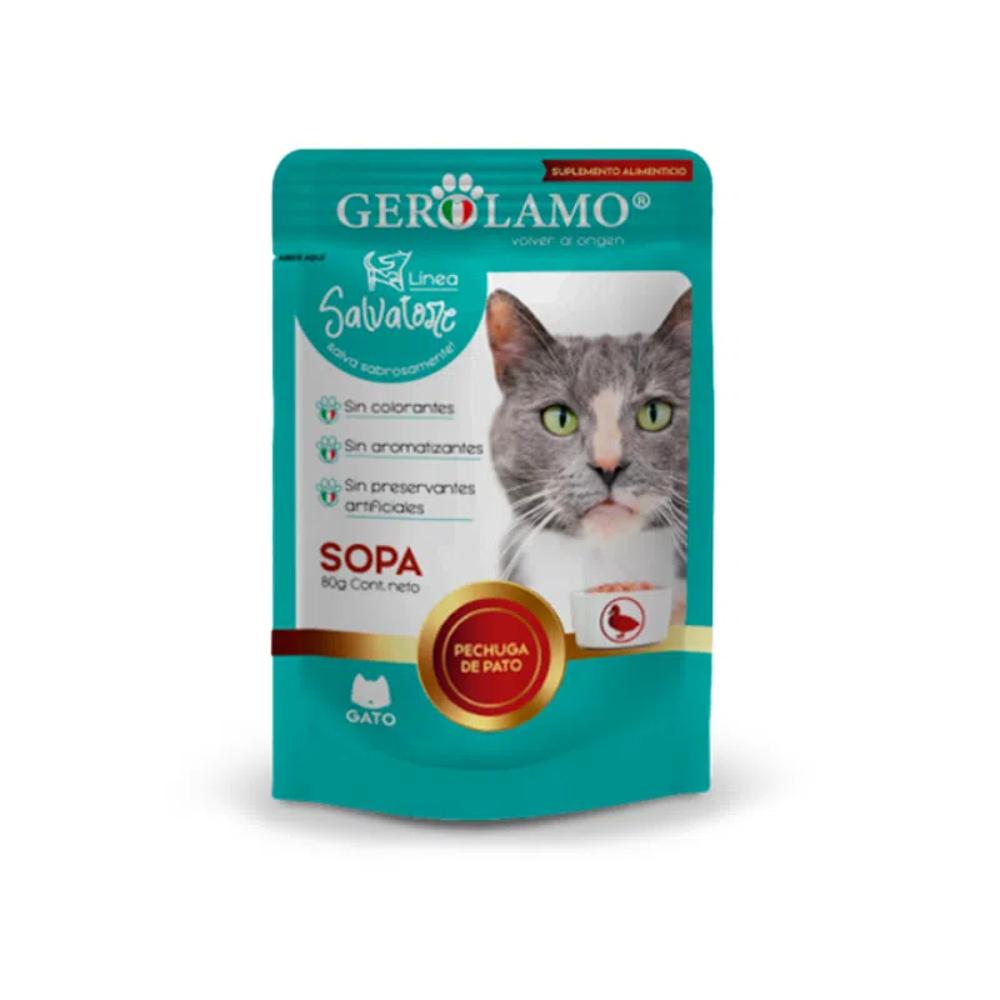 GEROLAMO SALVATORE DRINK PARA GATOS PATO 80G - 1