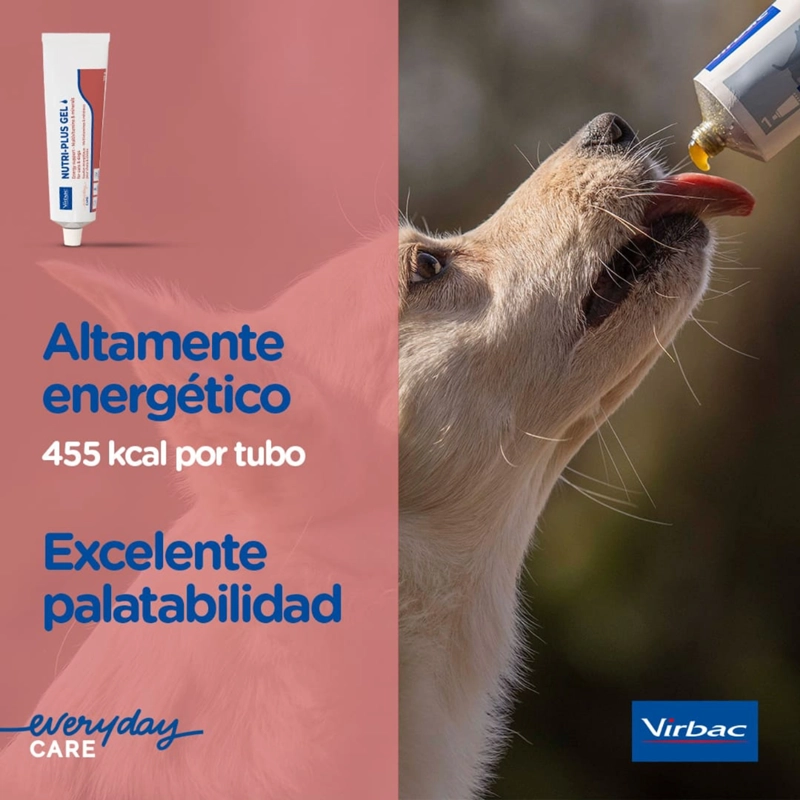 NUTRI PLUS GEL 120G VIRBAC PARA PERROS Y GATOS VCTO 20/11 - 2