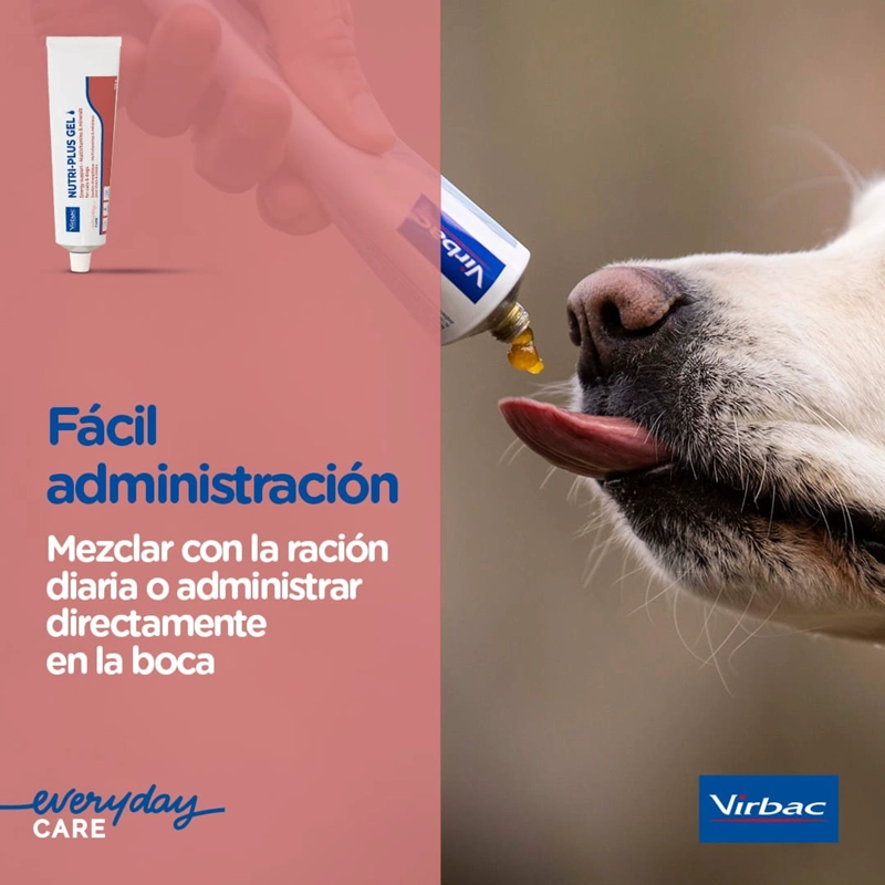 NUTRI PLUS GEL 120G VIRBAC PARA PERROS Y GATOS VCTO 20/11 - 5