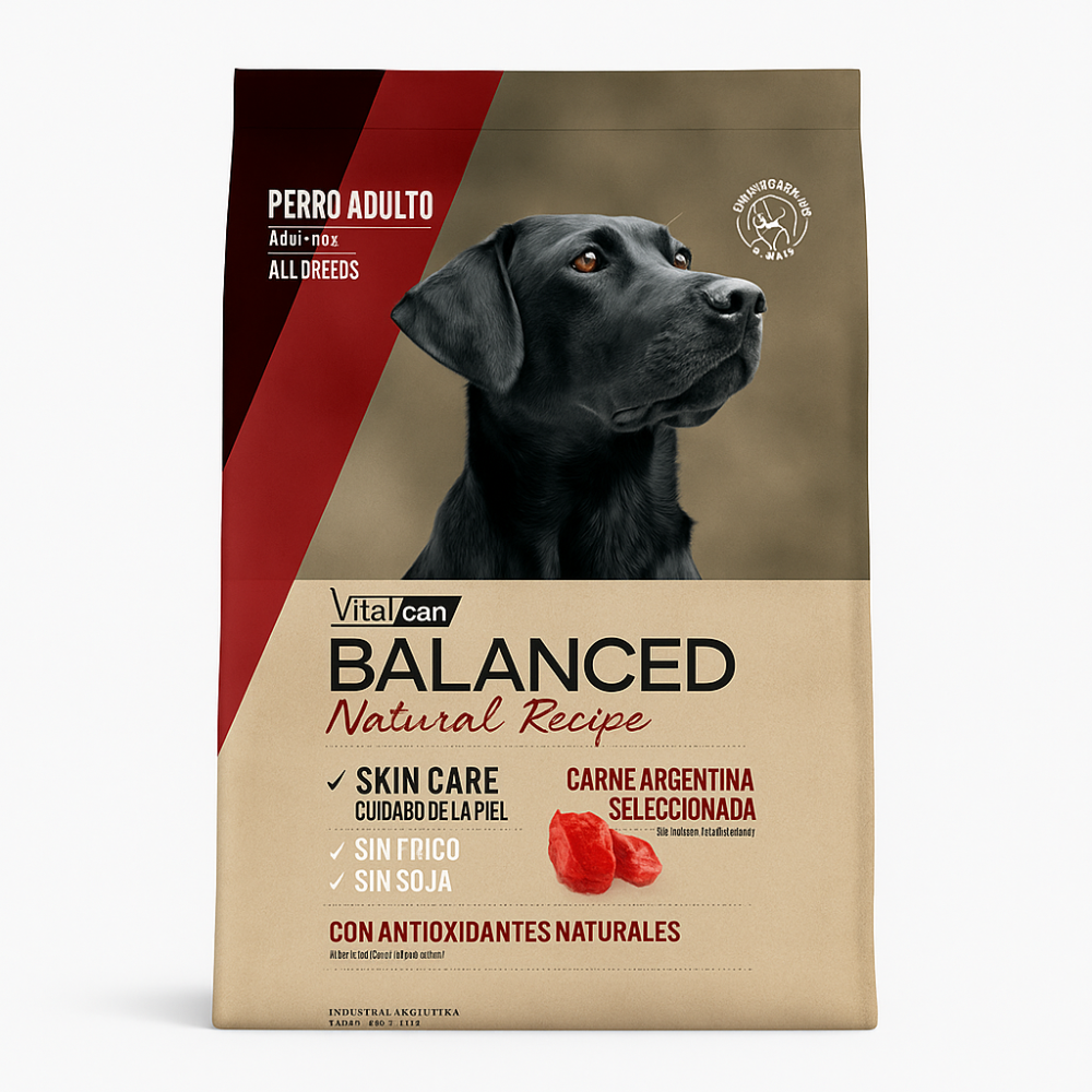 VITALCAN BALANCED NATURAL CARNE ARGENTINA 3KG - 1