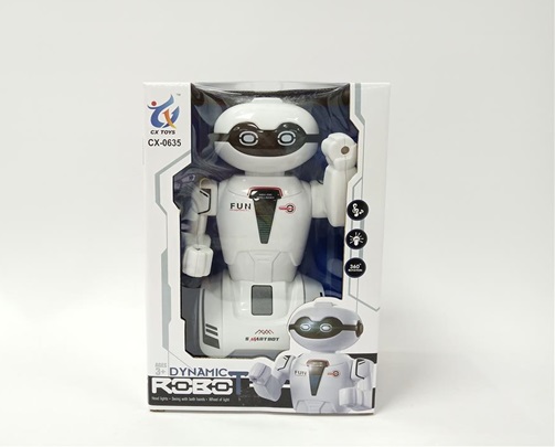 ROBOT CX TOYS ESPACIAL MUSICAL Y BAILARÍN NEGRO BLANCO - 1