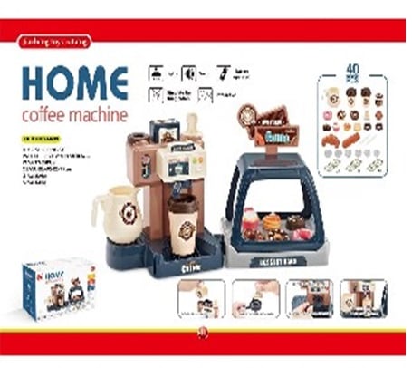 MÁQUINA CAFÉ JUGUETE JIACHONG CON ACCESORIOS - 1